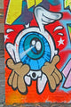 Colorful Eye Graffiti Wall Mural
