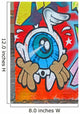 Colorful Eye Graffiti Wall Mural