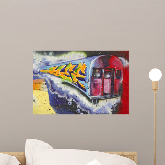 Colorful Graffiti Murals Covers Wall Decal