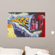 Colorful Graffiti Murals Covers Wall Decal