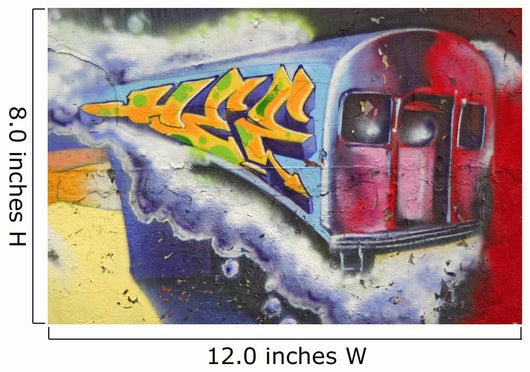 Colorful Graffiti Murals Covers Wall Decal