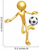 Soccer Football Wall Decal