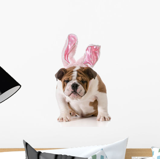Easter Dog Wall Decal