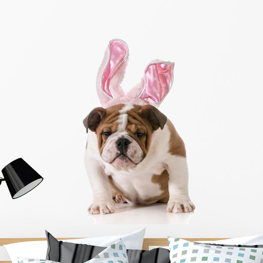 Easter Dog Wall Decal