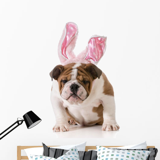 Easter Dog Wall Decal