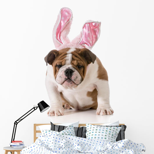 Easter Dog Wall Decal