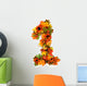 number one Autumn Wall Decal