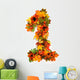 number one Autumn Wall Decal