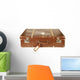 Retro Suitcase White Wall Mural