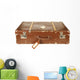 Retro Suitcase White Wall Mural