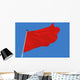 Red Flag Wall Mural