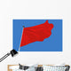 Red Flag Wall Mural