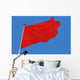 Red Flag Wall Mural