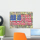 Philadelphia with American Dollars Wall Mural