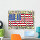 Philadelphia with American Dollars Wall Mural