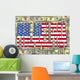 Philadelphia with American Dollars Wall Mural