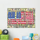 Philadelphia with American Dollars Wall Mural