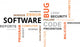 Word Cloud Software Bug Wall Decal