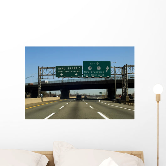NJ Turnpike I-95 Near New Brunswick Wall Mural