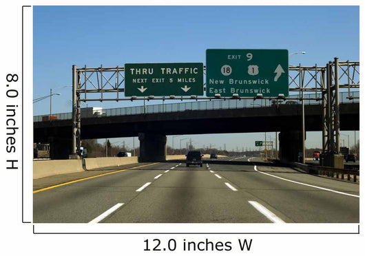 NJ Turnpike I-95 Near New Brunswick Wall Mural