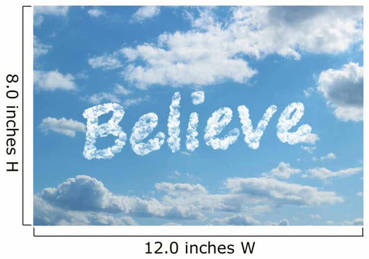 Believe Wall Mural