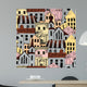 Government Buildings Illustration Wall Decal Wallpaper Tile Wall Decal