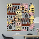 Government Buildings Illustration Wall Decal Wallpaper Tile Wall Decal