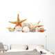 Seashells Sand White Wall Decal