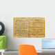 musical old notes page Wall Mural