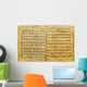 musical old notes page Wall Mural