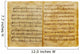 musical old notes page Wall Mural