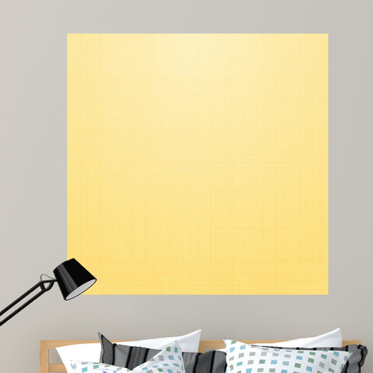 Texture Light Yellow Fabric Wall Decal