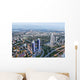 Financial District of Istanbul City Sight from Skyscraper Wall Mural