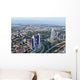 Financial District of Istanbul City Sight from Skyscraper Wall Mural