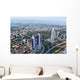 Financial District of Istanbul City Sight from Skyscraper Wall Mural