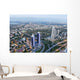Financial District of Istanbul City Sight from Skyscraper Wall Mural