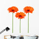 Orange flowers Wall Decal