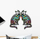 Colorful Cats Wall Decal