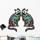 Colorfull cats Wall Decal