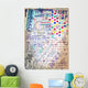 Scrapbook ,collage and patchwork background series Wall Mural