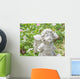 Fairy Statue Garden with Wall Decal