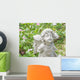 Fairy Statue Garden with Wall Decal