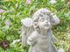 Fairy Statue Garden with Wall Decal