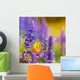Lavender and Butterfly Wall Mural