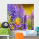 Lavender and Butterfly Wall Mural