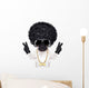 Cool Pug Wall Decal