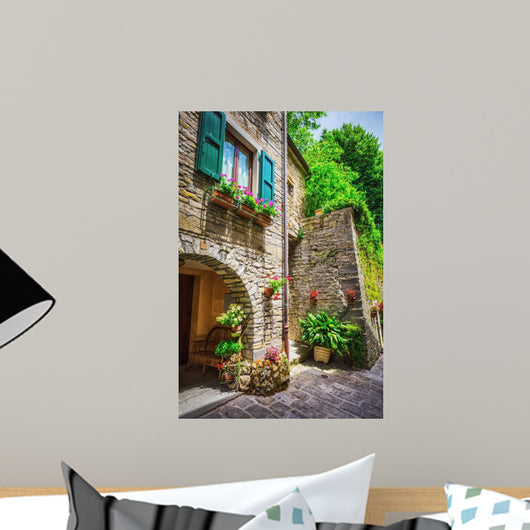 Italian Street Small Provincial 4 Wall Decal