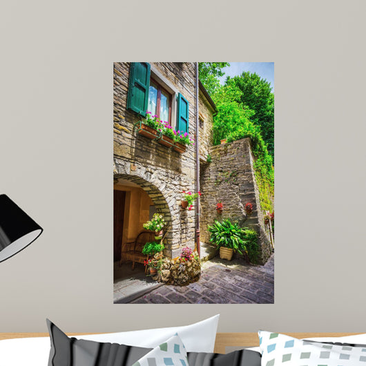 Italian Street Small Provincial 4 Wall Decal