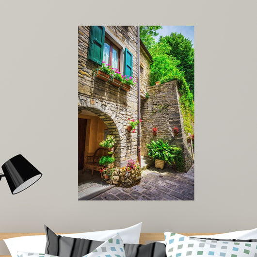 Italian Street Small Provincial 4 Wall Decal
