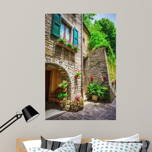 Italian Street Small Provincial 4 Wall Decal